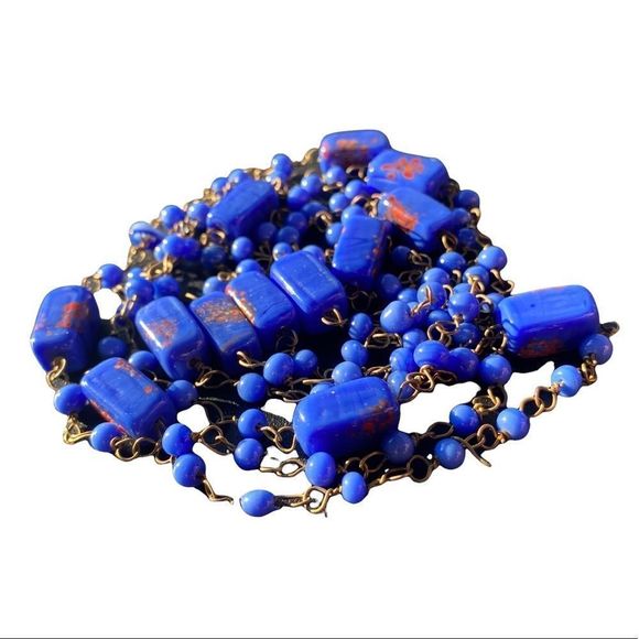 Vintage Jewelry - Vintage Glass Bead  Necklace
